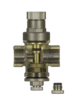 Редуктор давления TIM Ду 15   (1-4Bar, никелированный)