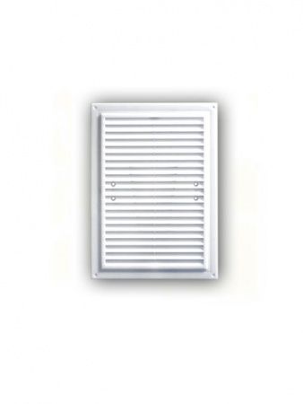 Решетка пластиковая 175х215, белая, сетка