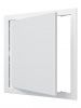 Дверца пластиковая АБС 368х368 (346х346) белая с фланцем