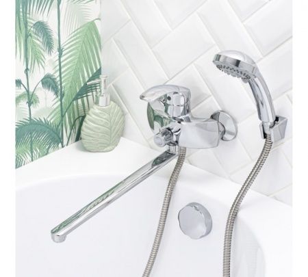 Смеситель для ван. однор., B8174-18F длин. изл.