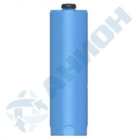 Емкость ПЭ цилиндрическая синего цвета 410л (410ЕК)