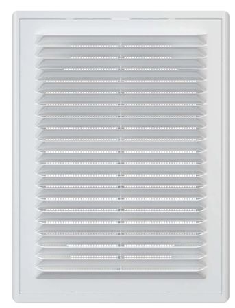 Решетка пластиковая 150х200, белая, сетка