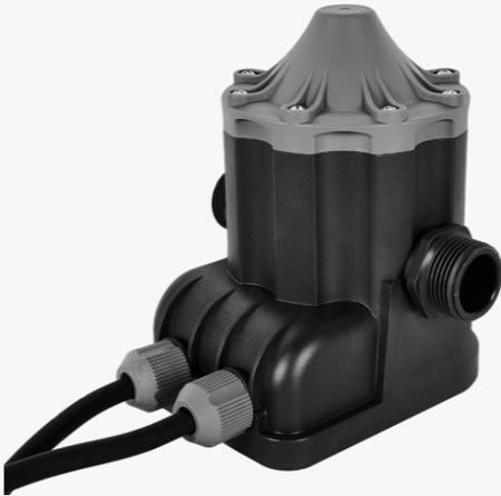 Блок автоматики с манометром Rommer EPC-12 (диапазон настройки 0,8-6,7 бар) с дисплеем