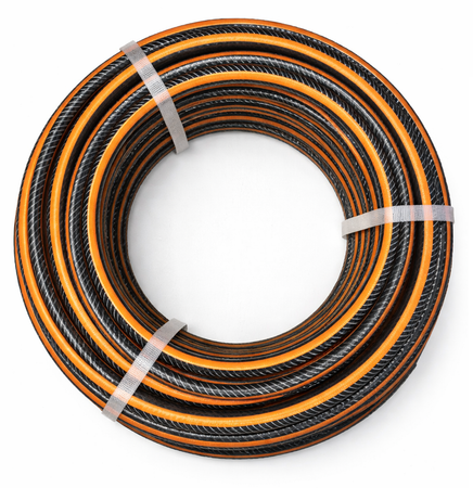 Шланг поливочный 1/2" (12мм) ПВХ UNDA SuperFlex, армированный, 4 слойный, коричневый (30м)