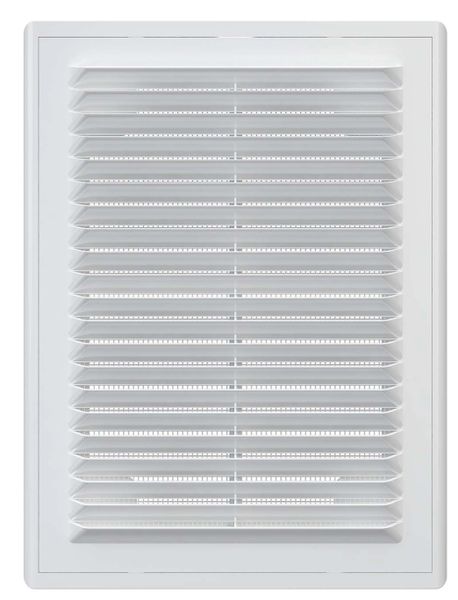 Решетка пластиковая 150х200, белая, сетка