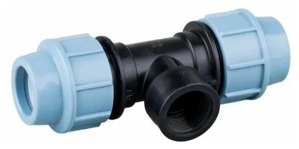 Тройник переходной ВР 32х1", Р-16 (ПНД, Компрессия)