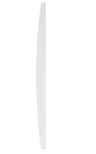 Решетка пластиковая 180х250, белая, разъёмная