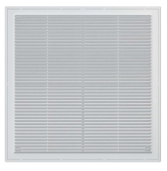 Решетка пластиковая 300х300, белая, сетка