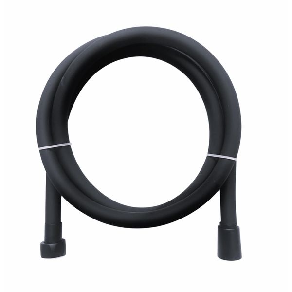 Шланг для душа (имп.смеситель/имп.лейка) 1,5 м PVC черный