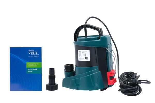 Насос дренажный DN 166/7 встр.попл.(пластик, Qmax=9.96 куб.м./час, Hmax=7 м., 550 Вт)