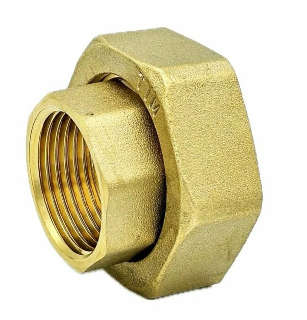 Гайка накидная для насоса ВР1"хВР1 1/2" латунная (1 шт.)