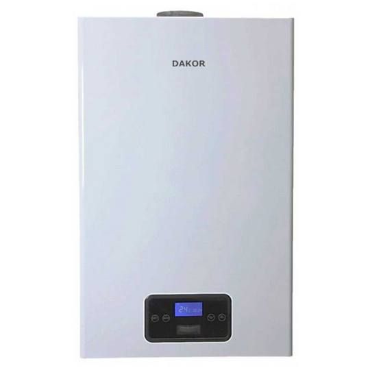 Котел газовый настенный Dakor D24 atmo (двухконтурный, 23 кВт, открытая камера)