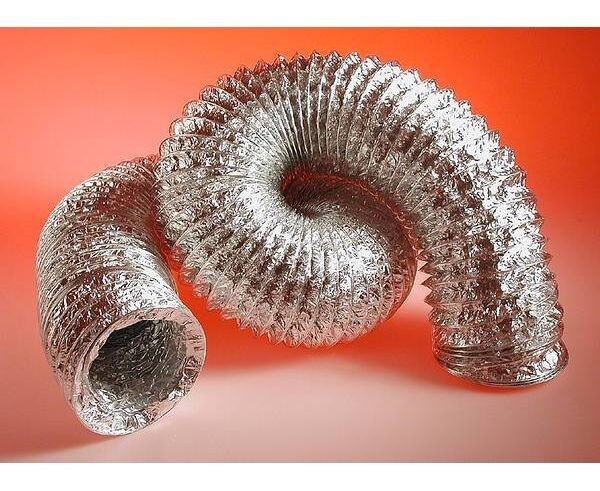 Канал армированный круглый 160мм. х 10м. металлизированная пленка ERA