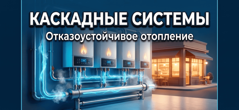 Каскадные системы отопления: отказоустойчивые решения с большой мощностью