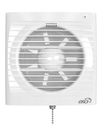 Вентилятор D-125мм, 175х175мм, ERA 5S-02 (с сеткой, с шнуровым выключателем 183 м3/ч)