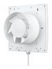 Вентилятор D-100мм, 150х150мм, ERA 4S-02 (с сеткой, с шнуровым выключателем 97 м3/ч)