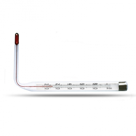 Термометр технический, жидкостный ТТЖ-М угловой -35+55 С, L-140 мм (с бумажной шкалой)