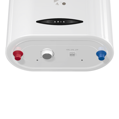 Водонагреватель емкостный THERMEX Aris 100 V (плоский бак, биостеклофарфор, 2 кВт, сухой ТЭН)