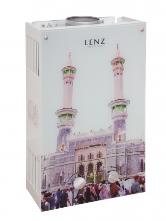 Водонагреватель газовый проточный Lenz Technic 10L  MOSQUE (20 кВт, 10 л./мин.)