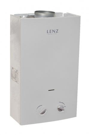 Водонагреватель газовый проточный Lenz Technic Silver (20 кВт, 10 л./мин.)